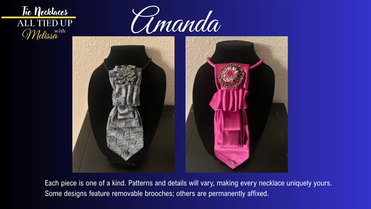 Amanda - Tie Necklace