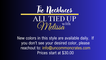 Olivia - Tie Necklace