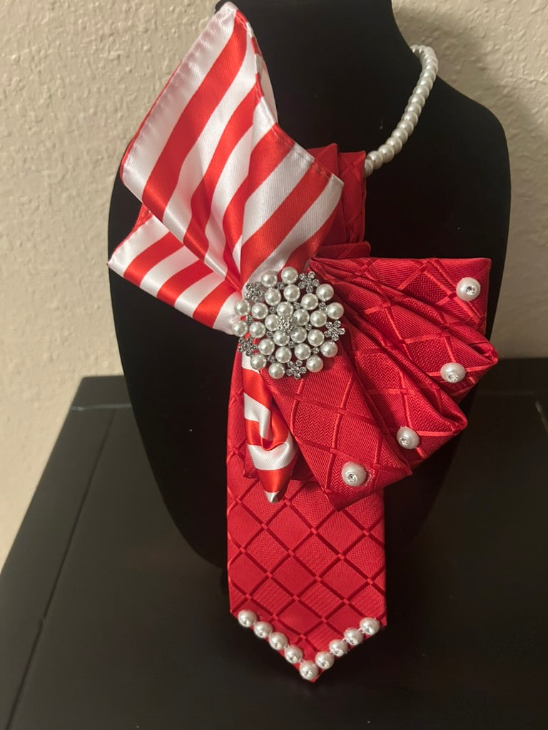 Pearline - Tie Necklace