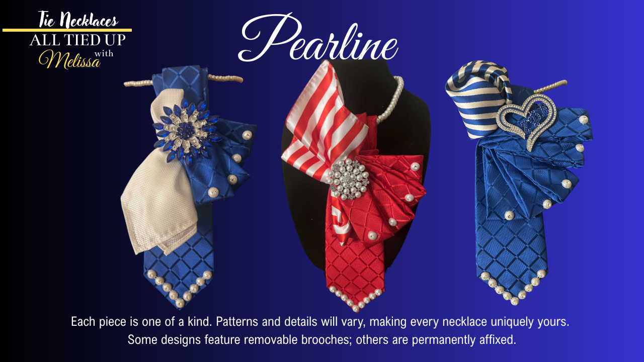 Pearline - Tie Necklace