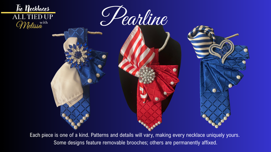 Pearline - Tie Necklace